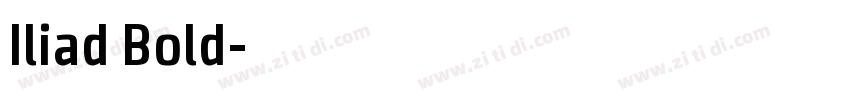 Iliad Bold字体转换